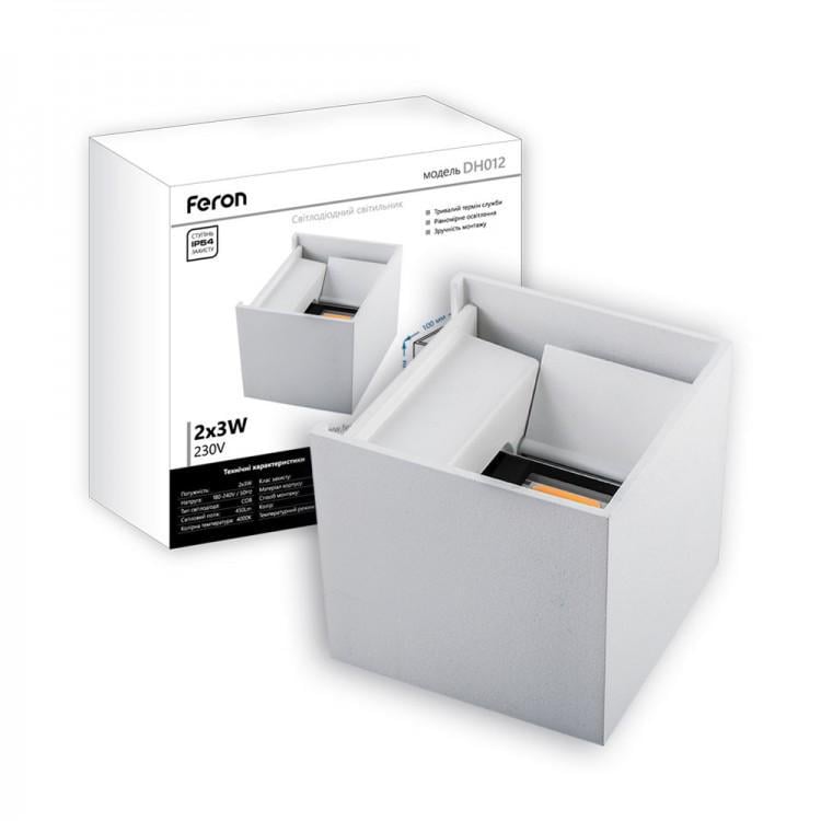Світильник фасадний вуличний Feron DH012 6 Вт 4000К Білий (11871) - фото 3