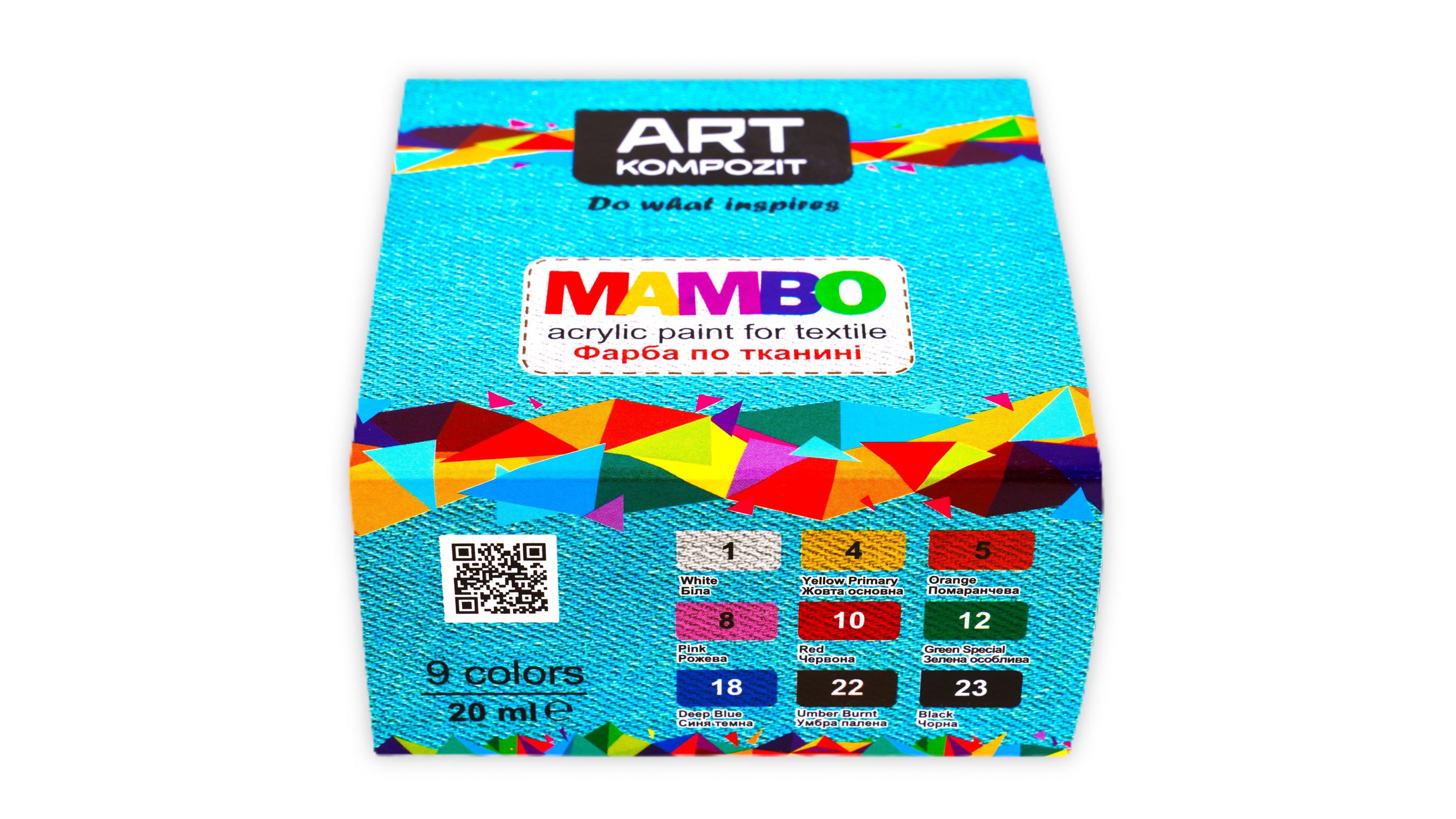 Краска по ткани ART Kompozit Mambo 9x20 мл