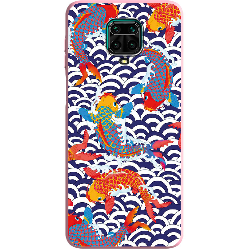 Чехол Boxface Xiaomi Redmi Note 9S Koi Fish Розовый силикон (39475-up2477-39916) - фото 1