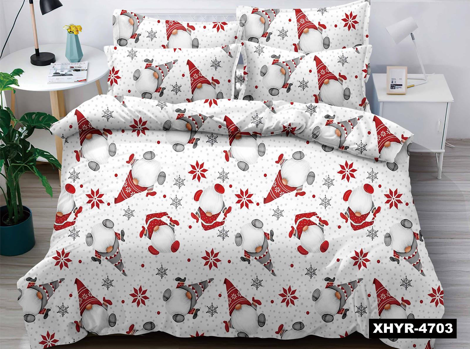 Комплект постельного белья байка евро 200x220 см Белый (4703)