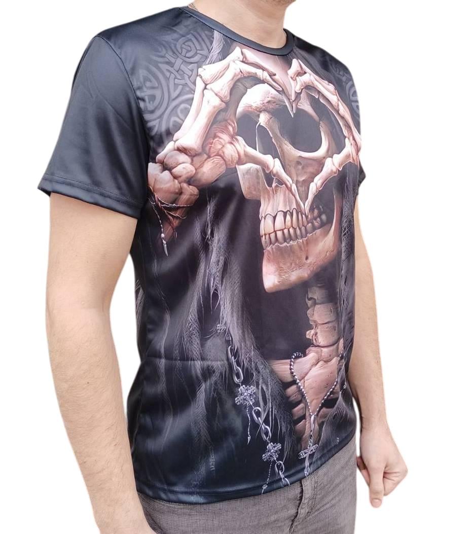 Футболка з черепом та серцем 2XL (388-02) Футболка з черепом та серцем 2XL (388-02)