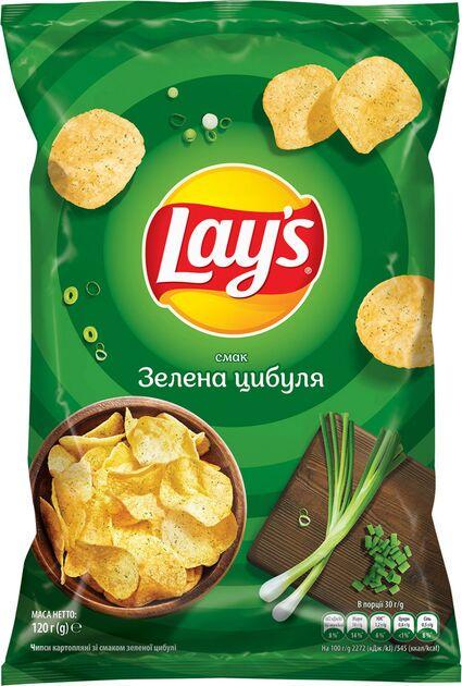 Чипсы Lay's Зеленый лук 120 г (4823063125499)