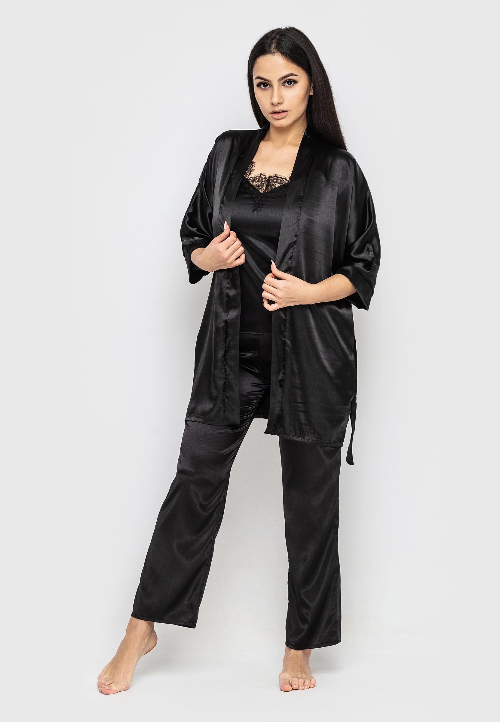 Домашній костюм Ghazel 17111-23/8 Силена Чорний/р. 52 Чорний (5616152)