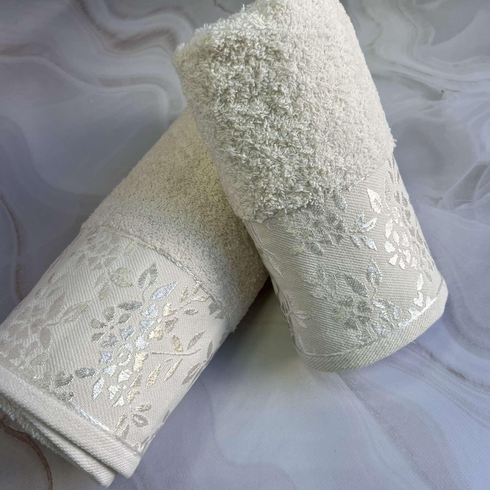 Набір рушників банне та для обличчя 70х40 см/50х90 см 2 шт. Білий (mame2v1cic1beyaz) - фото 5 Набір рушників банне та для обличчя 70х40 см/50х90 см 2 шт. Білий (mame2v1cic1beyaz) - фото 5