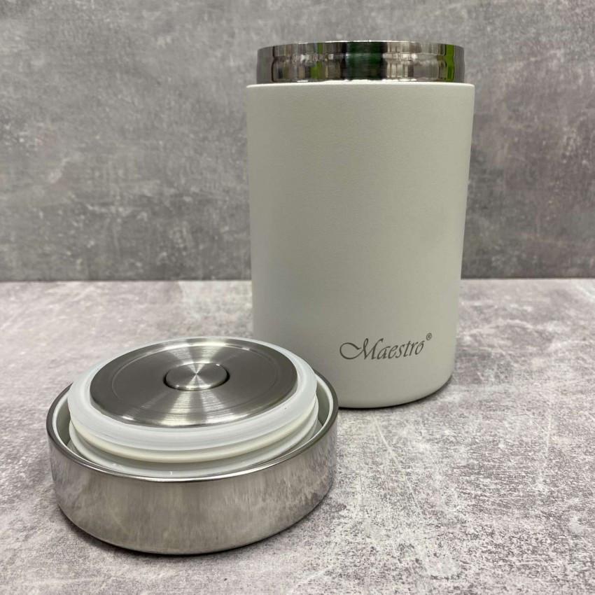 Термос пищевой Maestro MR-1649-75 из нержавеющей стали 750 мл Белый (1789201299) - фото 5