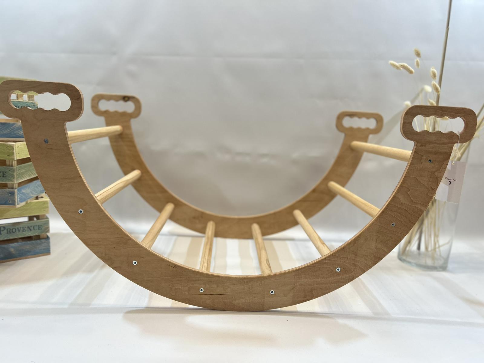 Дитячий тренажер з матрасом Paradox Арка Піклер з натурального дерева (2901202343) - фото 2 Дитячий тренажер з матрасом Paradox Арка Піклер з натурального дерева (2901202343) - фото 2