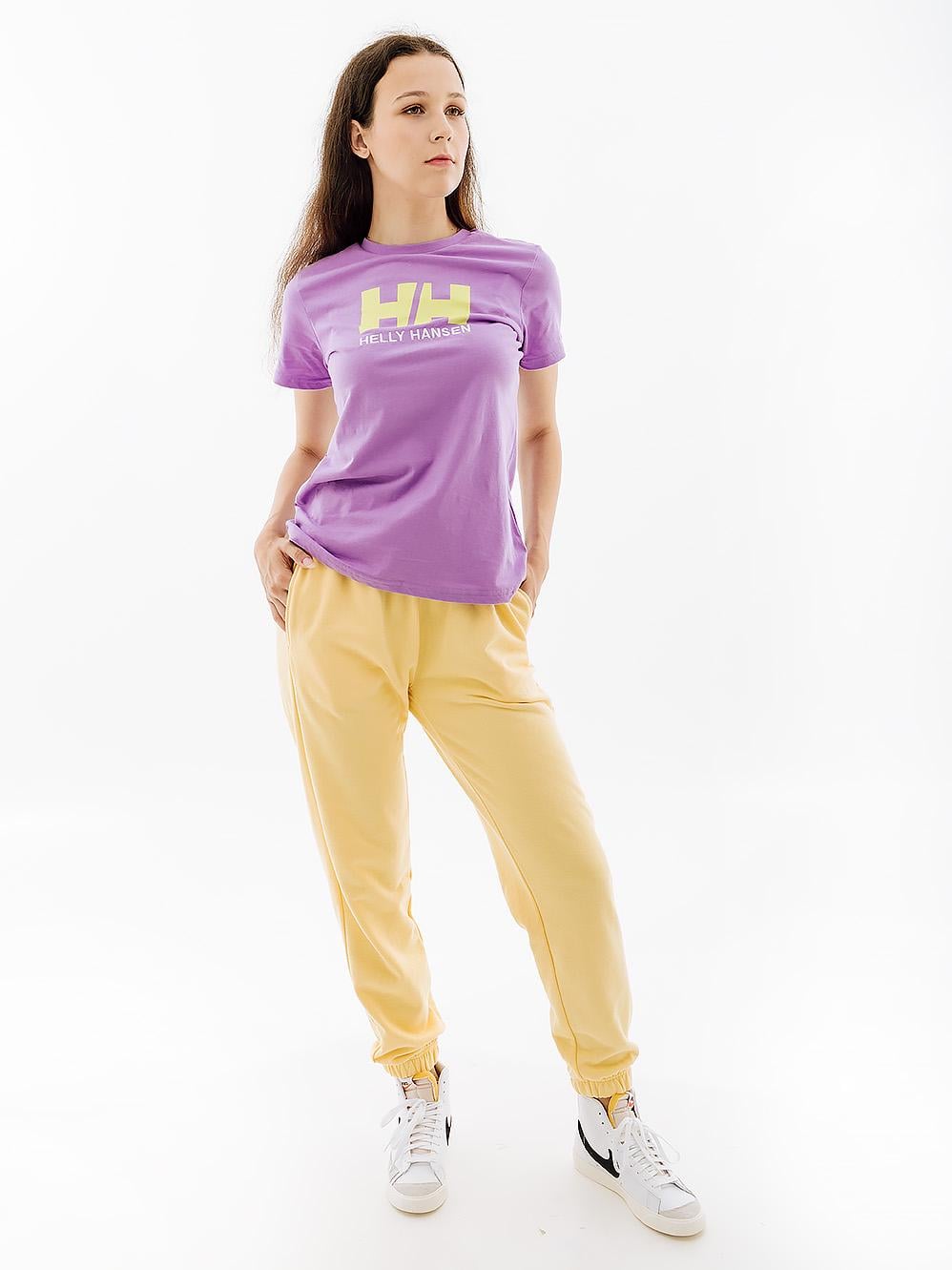 Футболка женская Helly Hansen W HH LOGO T-SHIRT L Фиолетовый (7d34112-699 L)