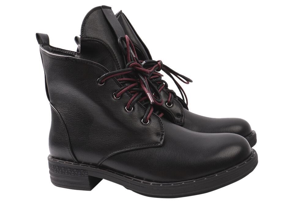 Ботинки женские Gelsomino с эко кожи на низких ходу высокие р. 38 Черный (146-9/20DHC)