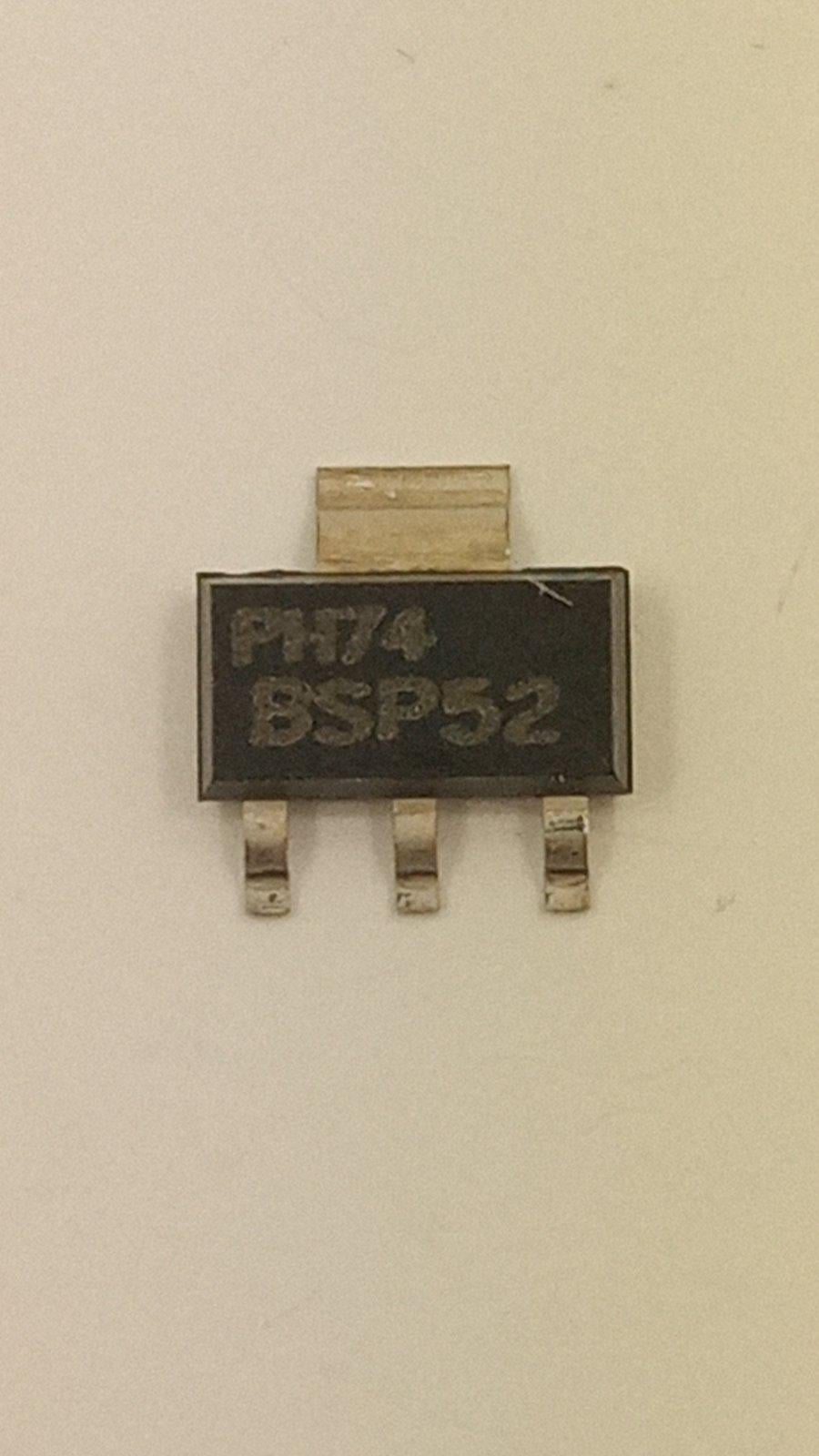 Транзистор BSP52 npn Darligtonl 1.0A 90V SOT223 (10535)