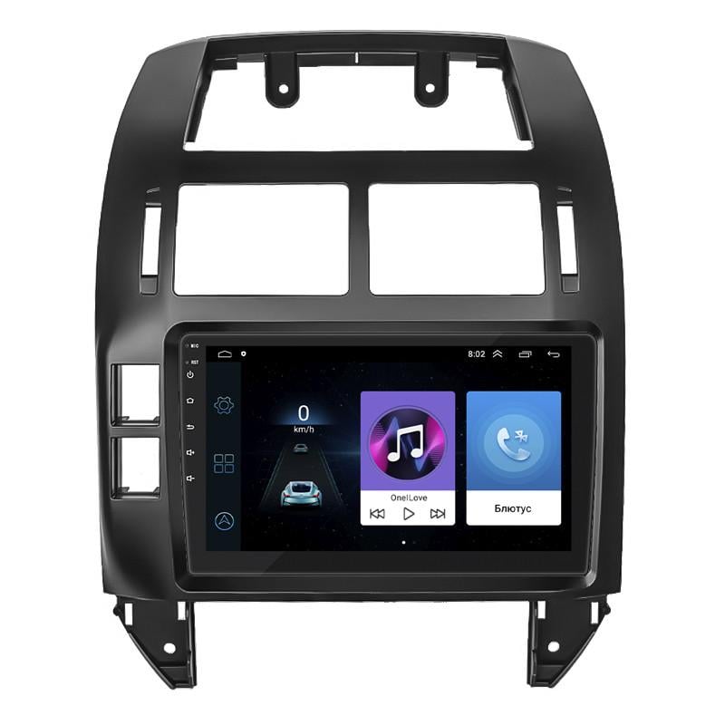 Магнитола штатная Lesko для Volkswagen Polo IV 2001-2005 9" 1/16Gb/ Wi-Fi GPS