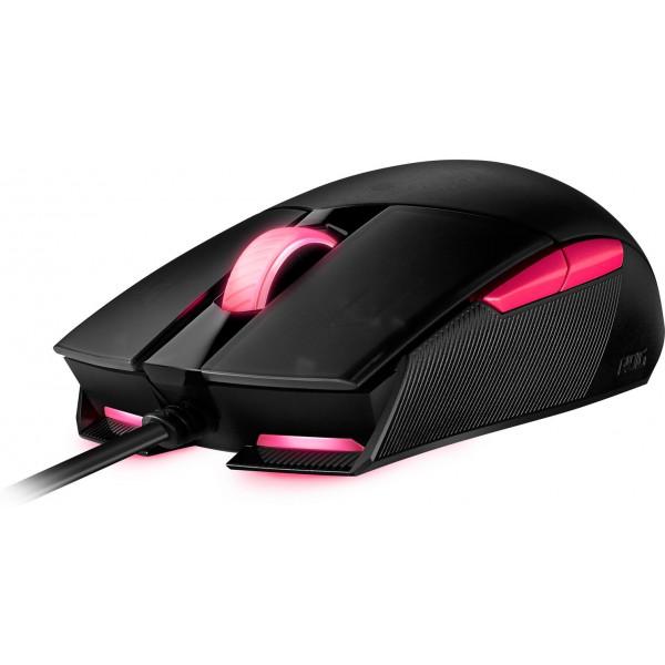 Миша ASUS ROG Strix Impact II Electro Punk USB, RGB Black (90MP01U0-BMUA00) - фото 3