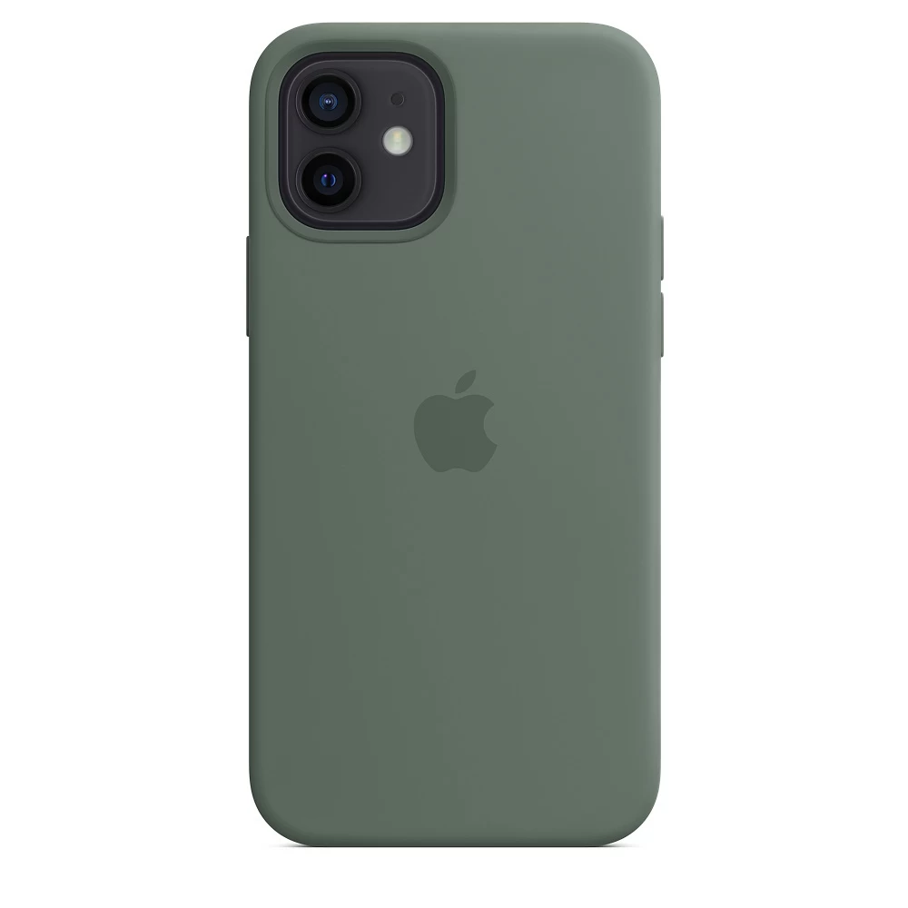 Силиконовый Чехол Накладка Silicone Case для iPhone 12/12 Pro Pine Green