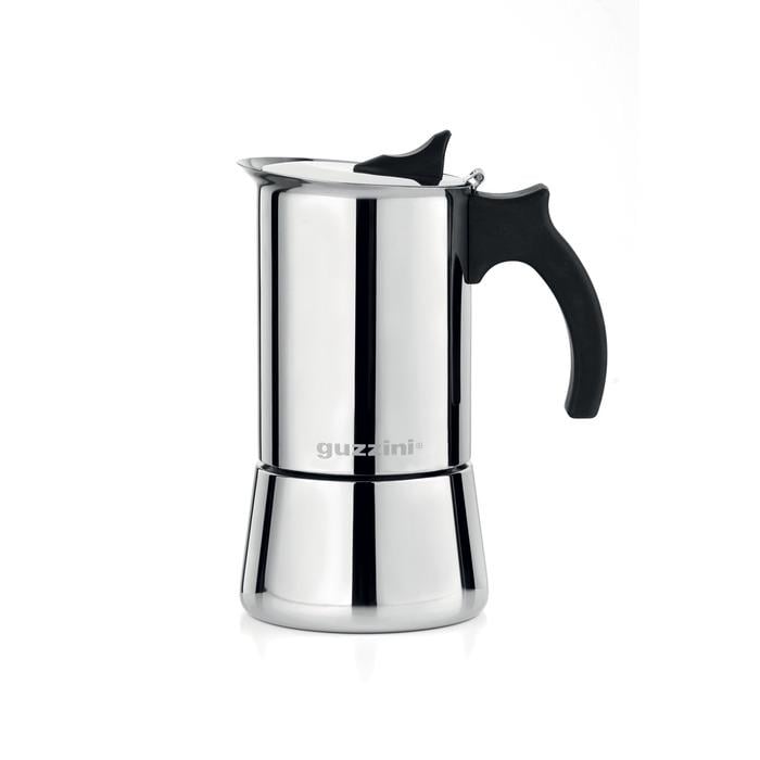 Гейзерная кофеварка индукционная Guzzini 09720110 Moka Giulietta на 6 чашек (2645792)