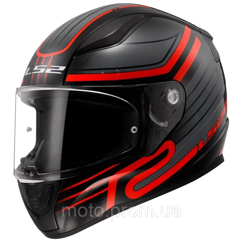 Мотошлем LS2 FF353 Rapid 2 Circuit Black/Red