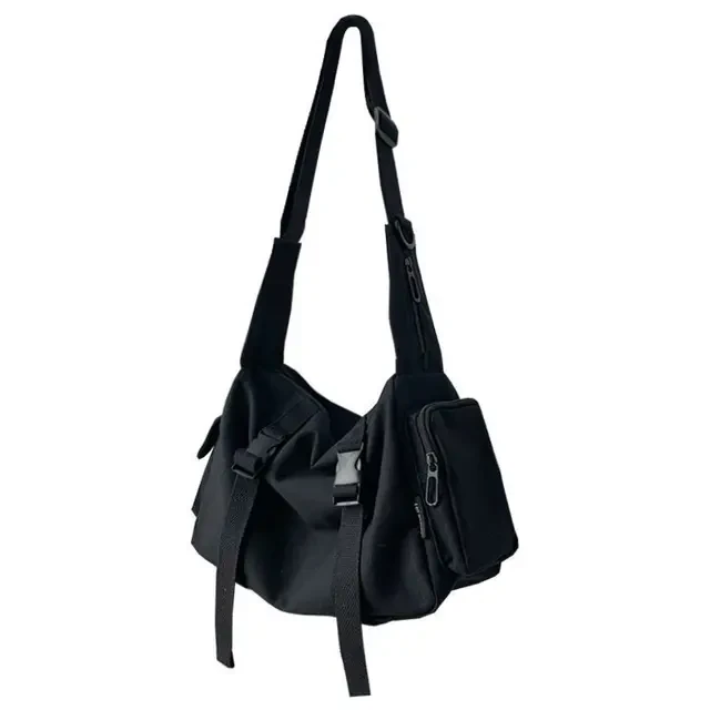 Сумка для девочки с карманами готическая Черный (А430)