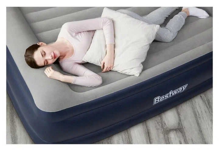 Кровать надувная Bestway со встроенным электронасосом двухместная 193x203x56 см (67692) - фото 7 Кровать надувная Bestway со встроенным электронасосом двухместная 193x203x56 см (67692) - фото 7