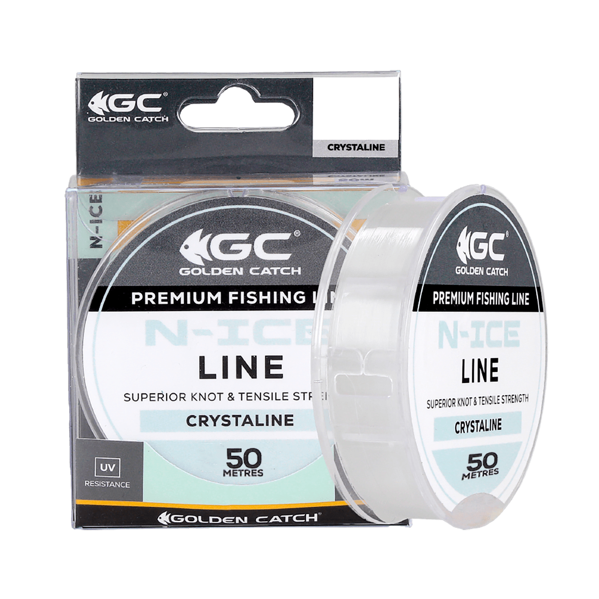 Леска Golden Catch N-Ice 50 м 0,148 мм Crystaline (1914087177)