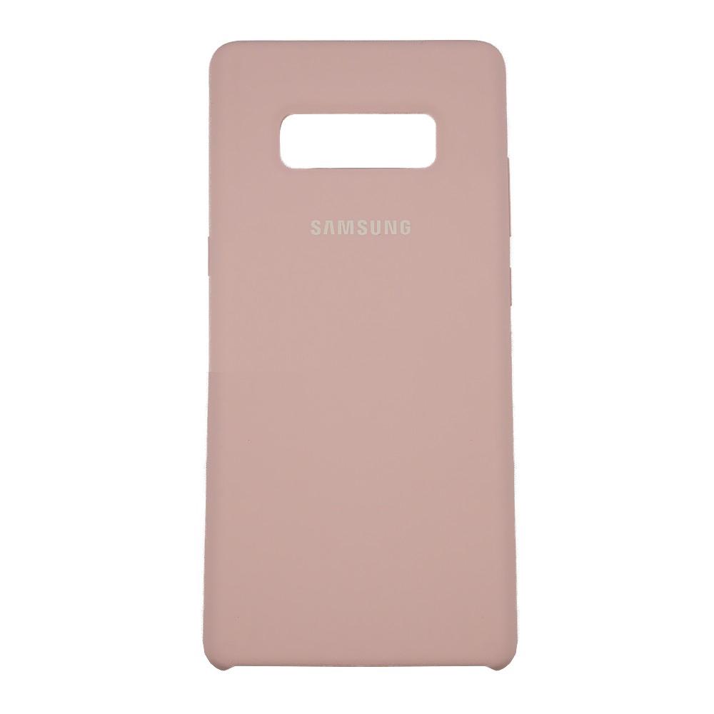 Чехол Silicone Case High Copy Samsung Note 8 Бледно-розовый