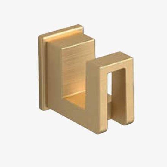 Крючок одинарный SONIA S-Cube прямоугольный металлический Золотой (195503)
