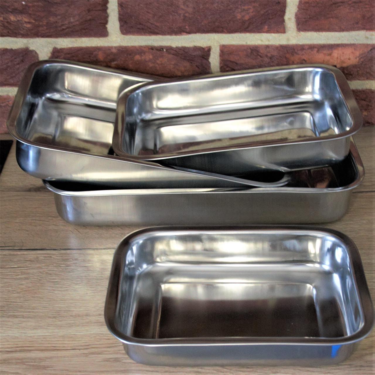 Набор противней A-Plus нержавеющая сталь 4 шт. (0698) - фото 2 Набор противней A-Plus нержавеющая сталь 4 шт. (0698) - фото 2