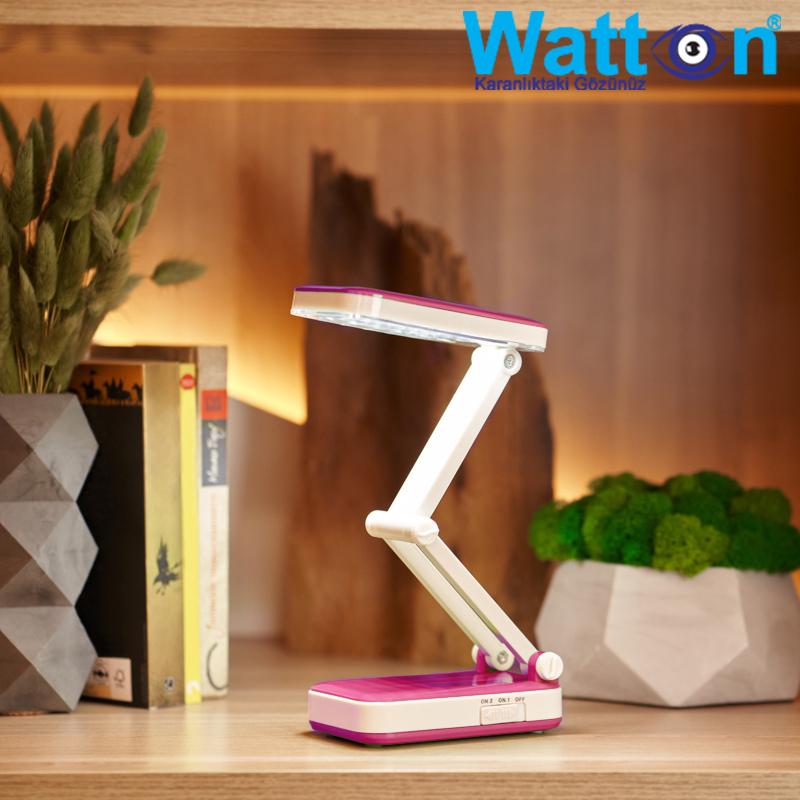ᐉ Лампа настольная светодиодная аккумуляторная Watton WT-006 на гибкой .