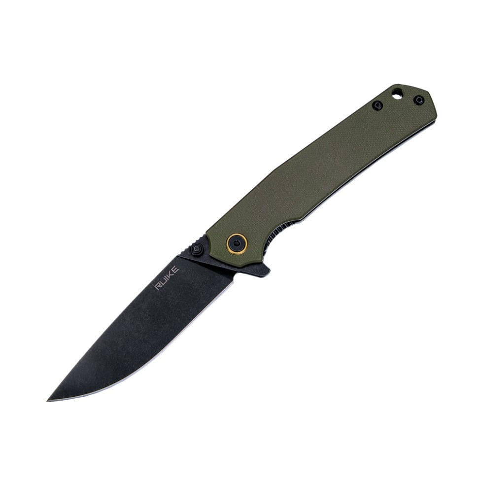 Нож складной Ruike Black Blade Green (P801-G)