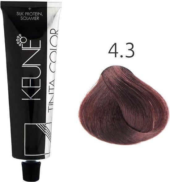 Краска для волос стойкая Keune Tinta Color 4.3 Medium Golden Brown 60 мл