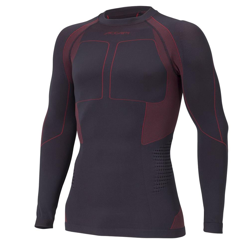 Термофутболка мужская Accapi Polar Bear с длинным рукавом XS/S Black/Red (A-740-9952-XS-S)