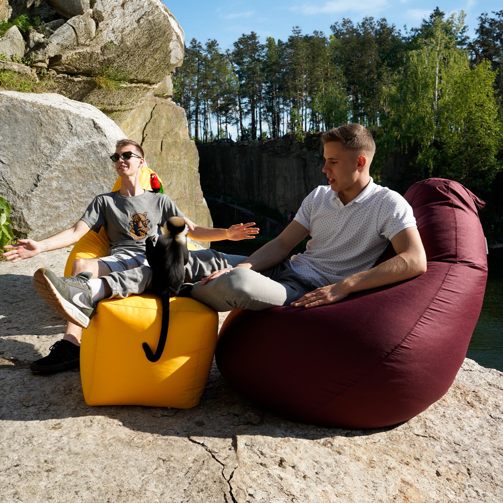 Крісло-мішок Студія Комфорту Груша оксфорд флекс 150х100 см Бордовий (9012315) - фото 10 Крісло-мішок Студія Комфорту Груша оксфорд флекс 150х100 см Бордовий (9012315) - фото 10