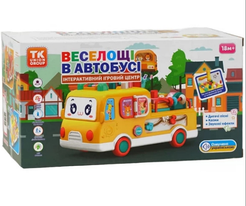 Автобус інтерактивний TK Group TK-32602 7 казок/ігрові режими/стукачка/міні-ігри - фото 2 Автобус інтерактивний TK Group TK-32602 7 казок/ігрові режими/стукачка/міні-ігри - фото 2