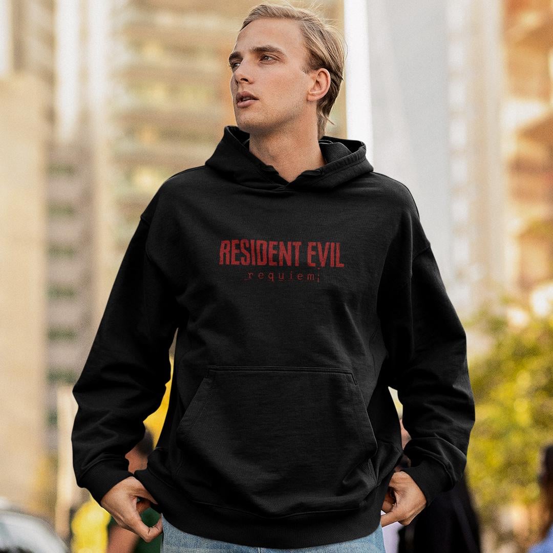 Худи флисовый унисекс Resident Evil Requiem Leon XL Черный (0000016605)