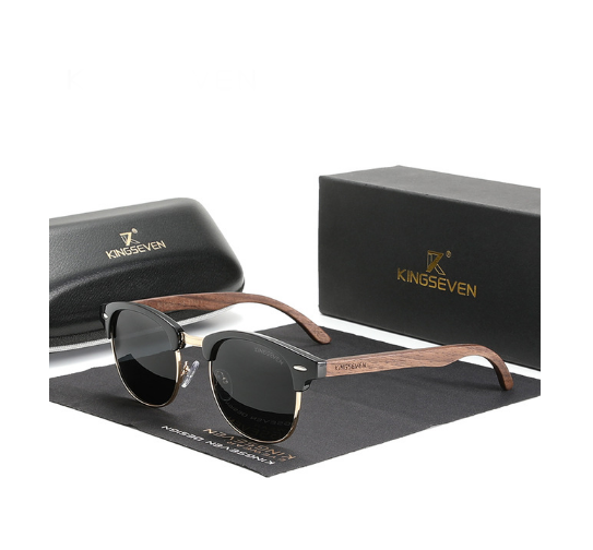 Фотохромні сонцезахисні окуляри KINGSEVEN DESIGN у класичній оправі з поляризованими лінзами Сірий (N7180) Фотохромні сонцезахисні окуляри KINGSEVEN DESIGN у класичній оправі з поляризованими лінзами Сірий (N7180)