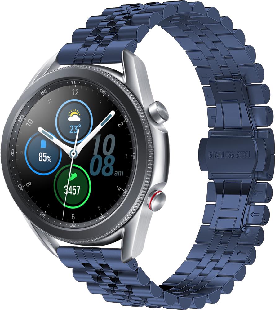 Браслет металлический Stech для Galaxy Watch 3 41 мм Blue (26903-28)