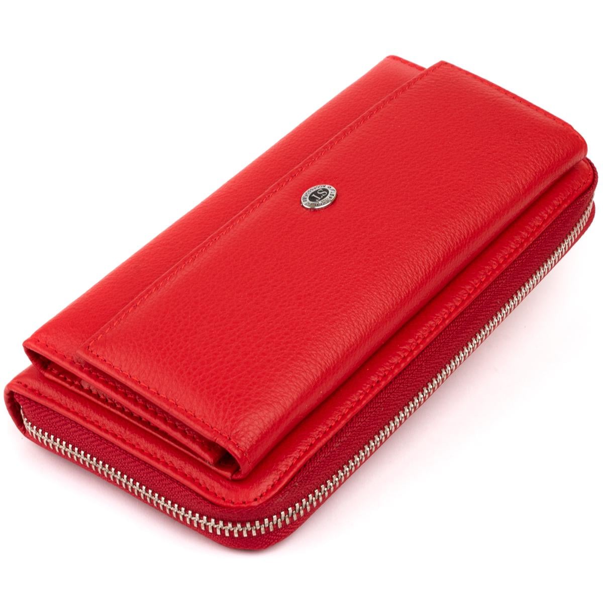 Кошелек женский ST Leather 19299 кожа Красный Кошелек женский ST Leather 19299 кожа Красный