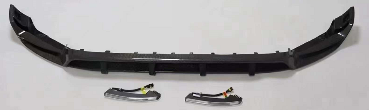 Накладка на передний бампер DDCarbon Lip G63 AMG/Mercedes G сlass W463 2018-2024 гг. карбон (157409)