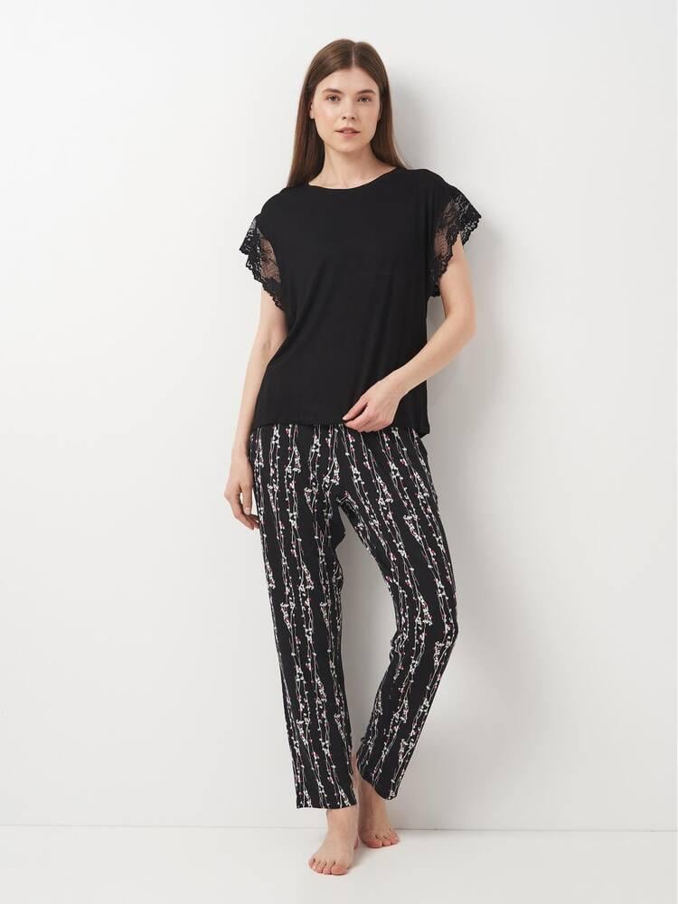 Піжама Angels Secret 40087x10 жіноча S Чорний - фото 4 Піжама Angels Secret 40087x10 жіноча S Чорний - фото 4