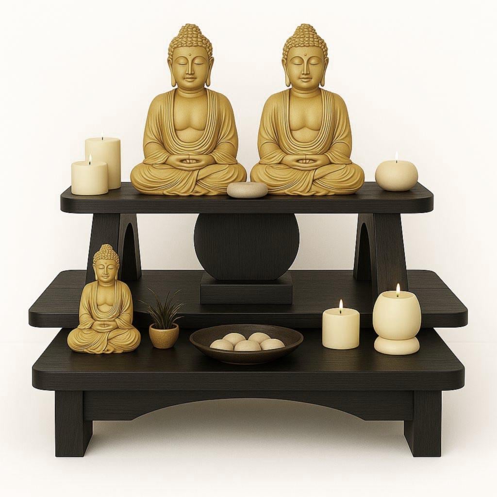 Вівтар для медитації з дерева Шиваніра Венге (ЛАТ-009512) Вівтар для медитації з дерева Шиваніра Венге (ЛАТ-009512)