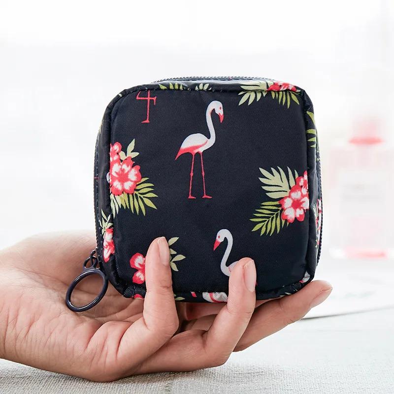 Косметичка водонепроницаемая Flamingo 12х12х4 см Black - фото 3