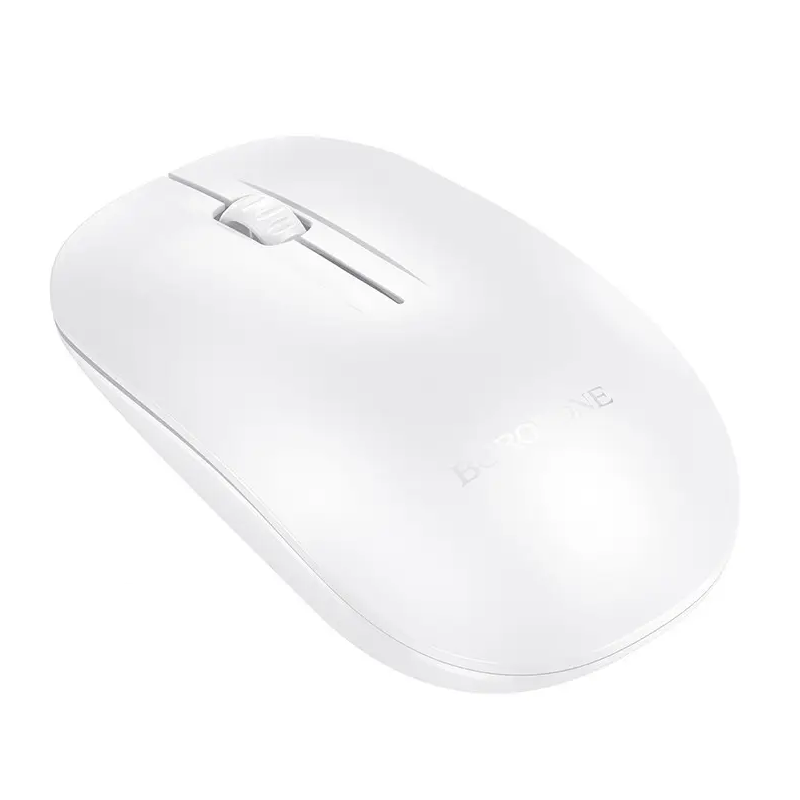 Компьютерная мышка Borofone BG14 Planet 2.4G White (19537)