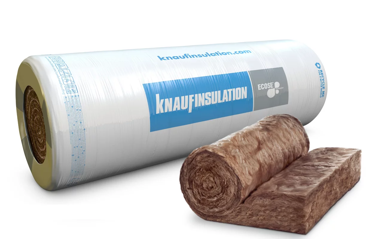 Стекловата Knauf Insulation NATUROLL M 100 100х1200х9100 мм 10,92 м2 (107959)