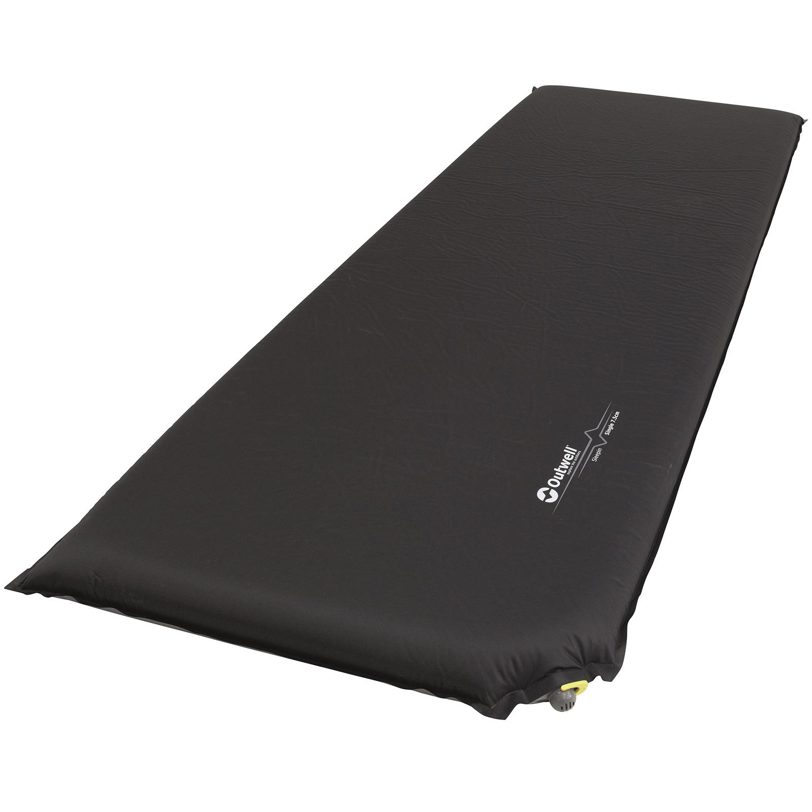 Коврик самонадувающийся Outwell Self-inflating Mat Sleepin Single 7,5 см Black (400017)