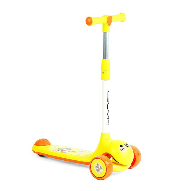 Самокат трехколесный Skyper LH-11603/10 музыка и подсветка платформы/руль съемный/в пакете/колеса PU со светом 112х42 мм (25105594)