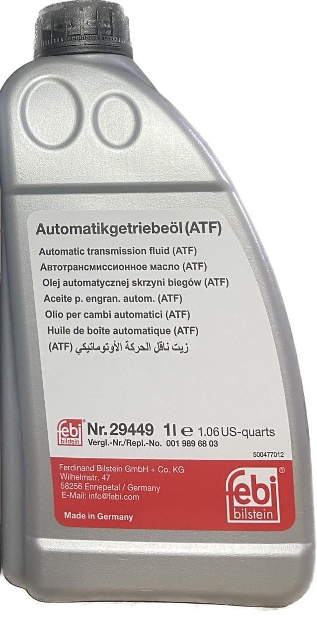 Масло АКПП Febi ATF MB 236.14 1 л (29449) Масло АКПП Febi ATF MB 236.14 1 л (29449)