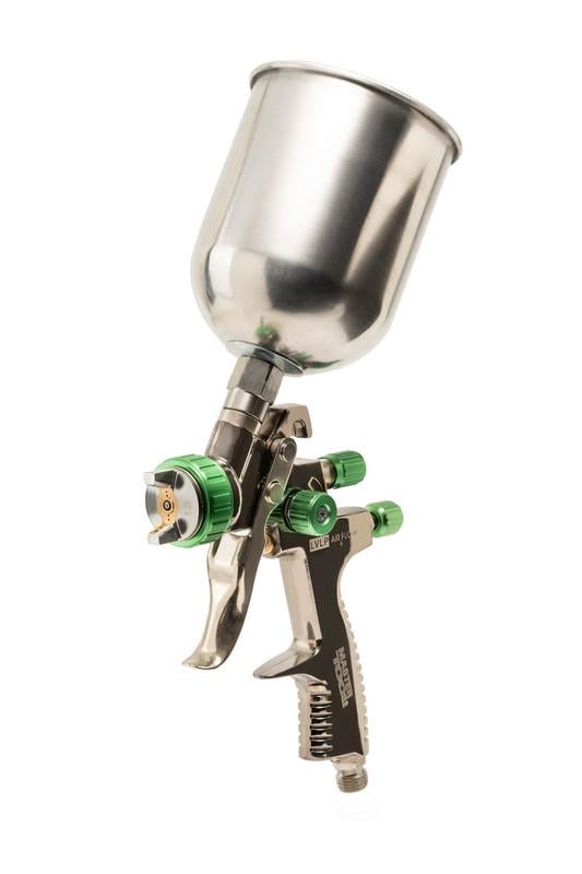 Фарбопульт пневматичний MasterTool LVLP 600 мл Ø 1,3 мм круглий/плоский факел 125-170 л/хв 15-25 бар (80-8804)