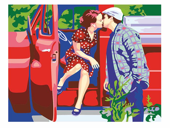 Картина по номерам Rosa +GiftBox Premium N0001328 Ретро 35х45 см (L016513)