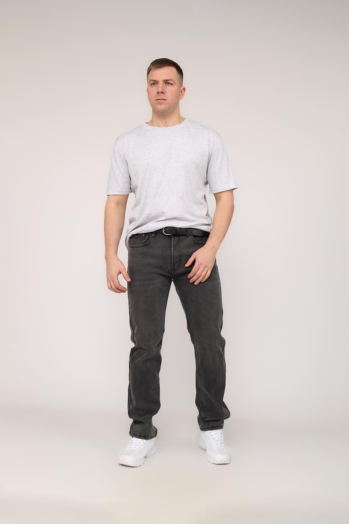 Джинсы мужские Regular ЦБ-00267341 W34 Серый (SKT001037996)