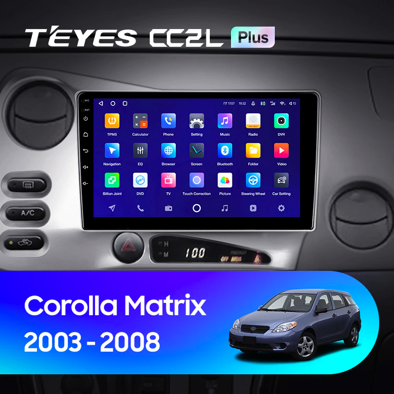 Автомагнітола штатна Teyes CC2L Plus 2/32 для Toyota Corolla Matrix 2003-2008 Android (1796900079) - фото 5