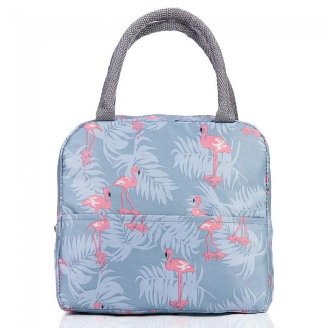 Сумка для ланч-бокса Flamingo на блискавці з кишенею (401896)