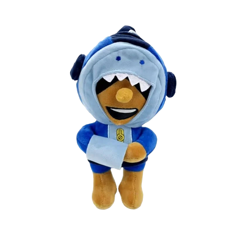 Игрушка мягкая Леон Акула Бравл Старс 24 см (10889)