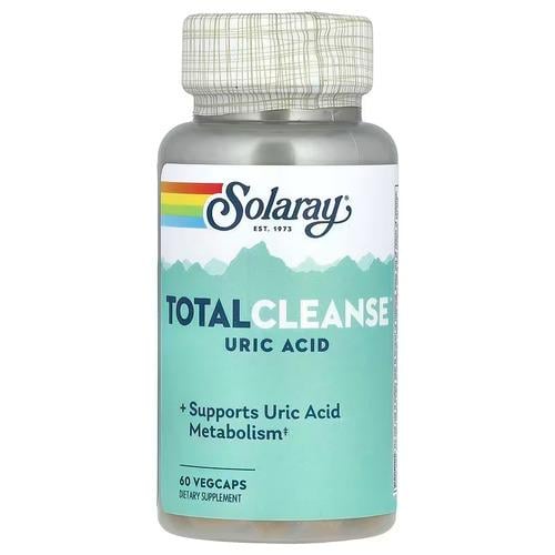 Здоровье мочевыводящих путей Solaray Total Cleanse Uric Acid 60 VegCaps (SOR-35007)